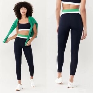 Splits59 Navy and Green Leggings